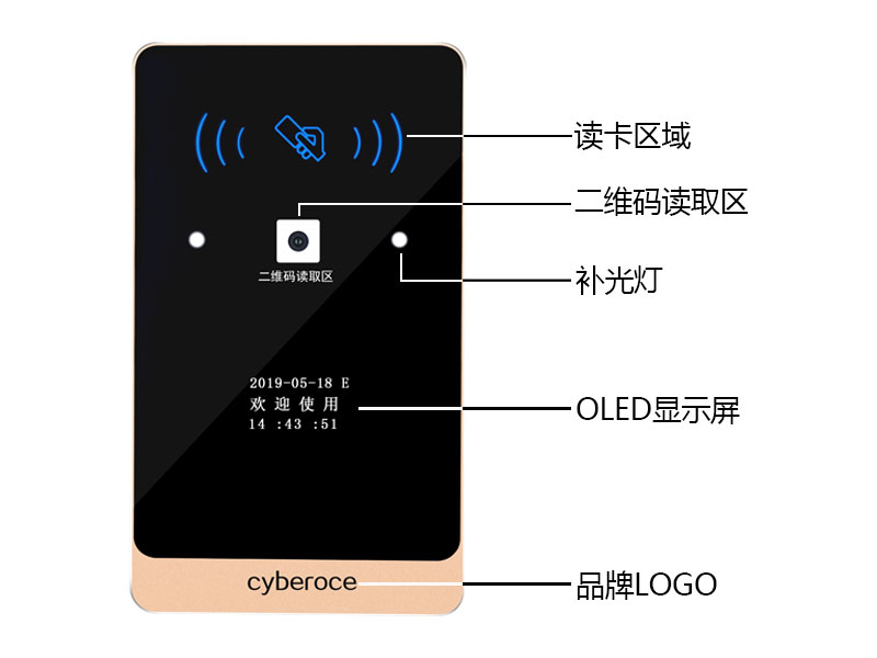 塞伯羅斯二維碼門禁一體機(jī)介紹